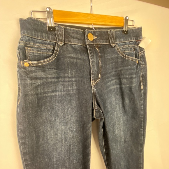 Classic Dark Blue Cropped Jeans - Picture 3 of 11